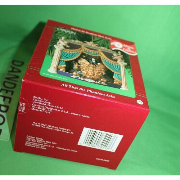 American Greetings Carlton Phantom Of The Opera All that The Phantom Asks 112 - Picture 6 of 9